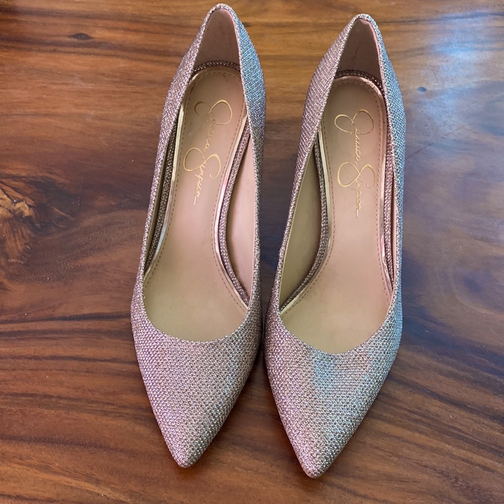 Jessica Simpson Glitter Pumps